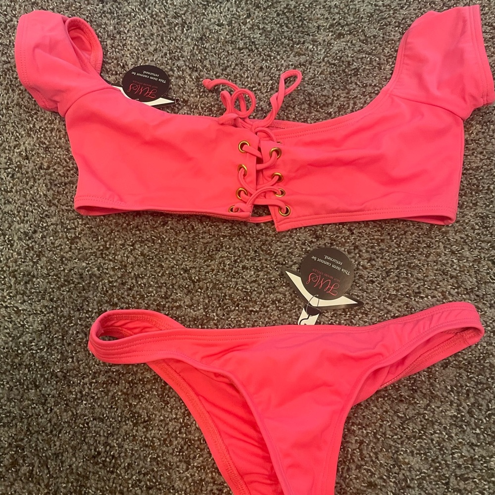Hot Miami Styles neon Pink Bikini Set